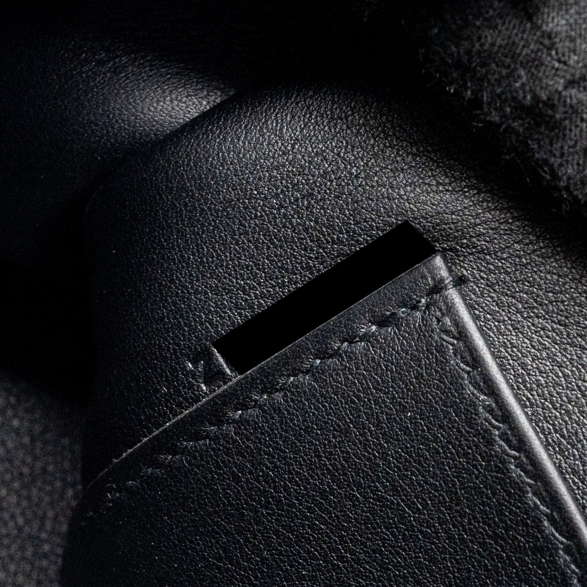 HERMES KELLY POCHETTE SWIFT BLACK RGHW