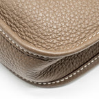 Hermes Mini Evelyne clemence etoupe GHW