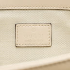 GUCCI MEDIUM GG MARMONT SHOULDER BAG WHITE MATELASSE CHEVRON LEATHER WITH WHITE HARDWARE