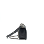 CHANEL MEDIUM BOY CALFSKIN BLACK RUTHENIUM HARDWARE