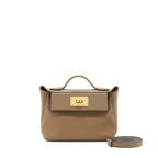 HERMES MINI 24/24 2424-21 BAG SWIFT/EVERCOLOR BEIGE DE WEIMAR/ETOUPE GHW