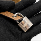 Hermes picotin 18 lock bag clemence alezan / Biscuit SHW