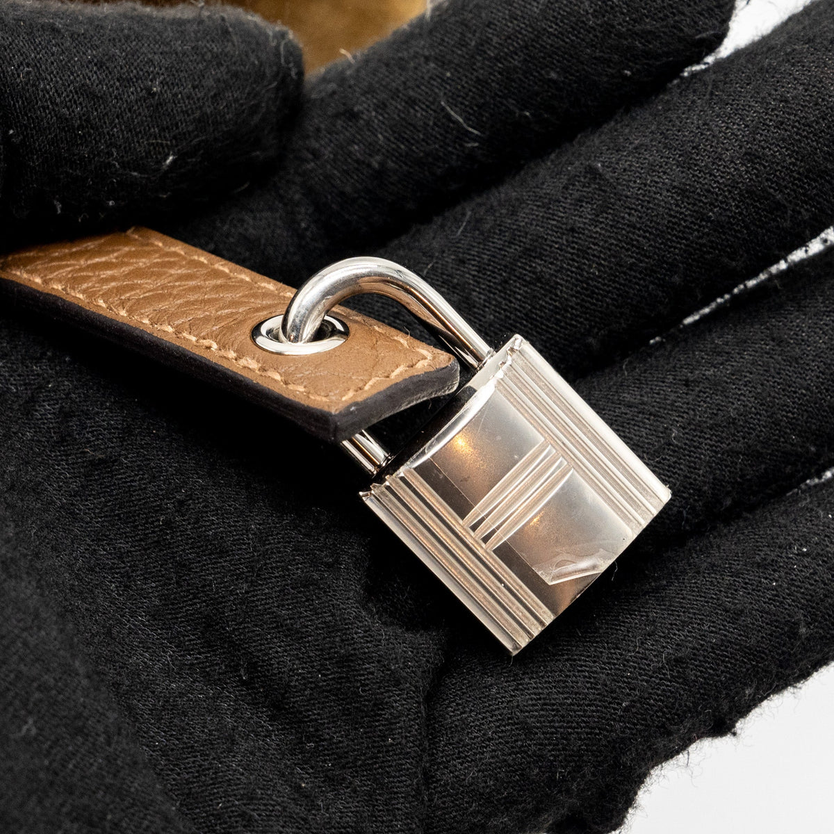 Hermes picotin 18 lock bag clemence alezan / Biscuit SHW