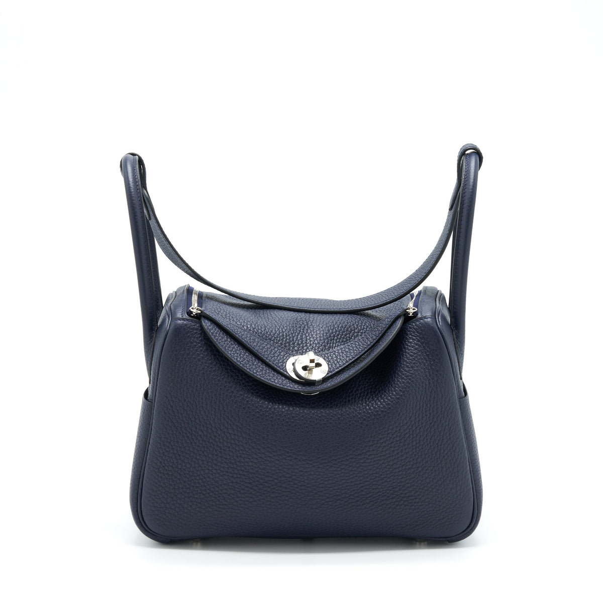 Hermes Lindy 26 Clemence Blue Nuit SHW