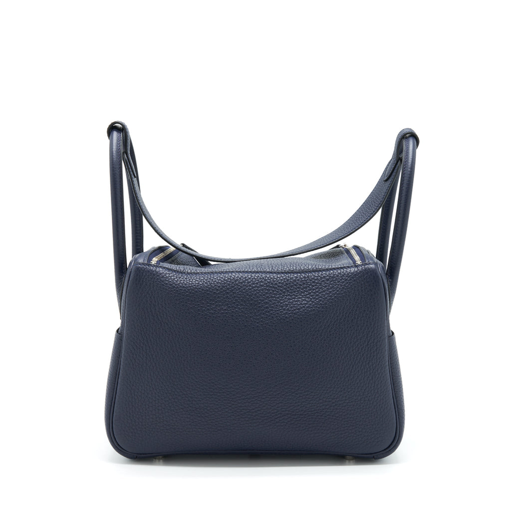 Hermes Lindy 26 Clemence Blue Nuit SHW
