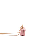 Chanel Chain Top Handle Mini Vanity Case Lambskin Pink GHW (Microchip)