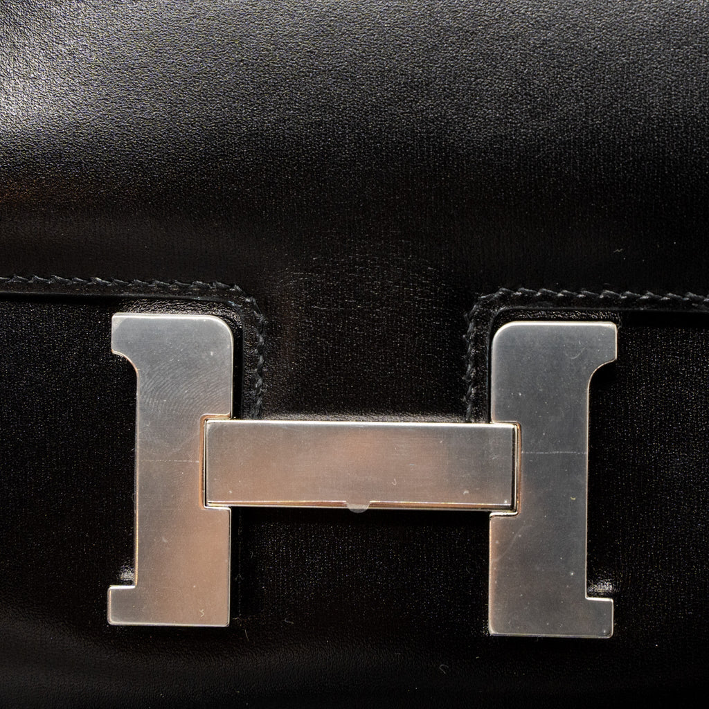 HERMES MINI CONSTANCE BOX BLACK SHW