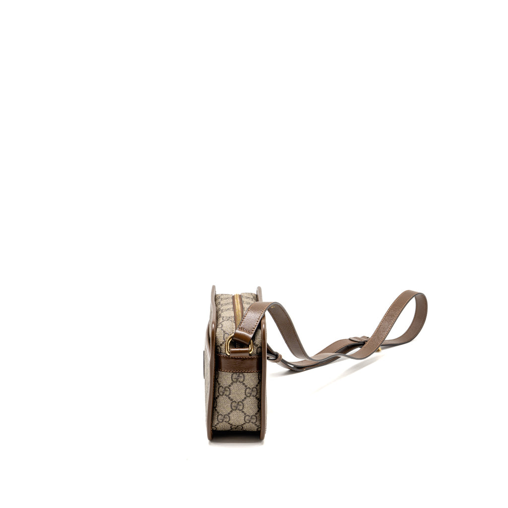 Gucci Interlocking G Mini Bag GG Supreme Canvas Brown GHW