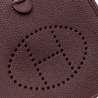 HERMES MINI EVELYN CLEMENCE ROUGE SELLIERE GHW