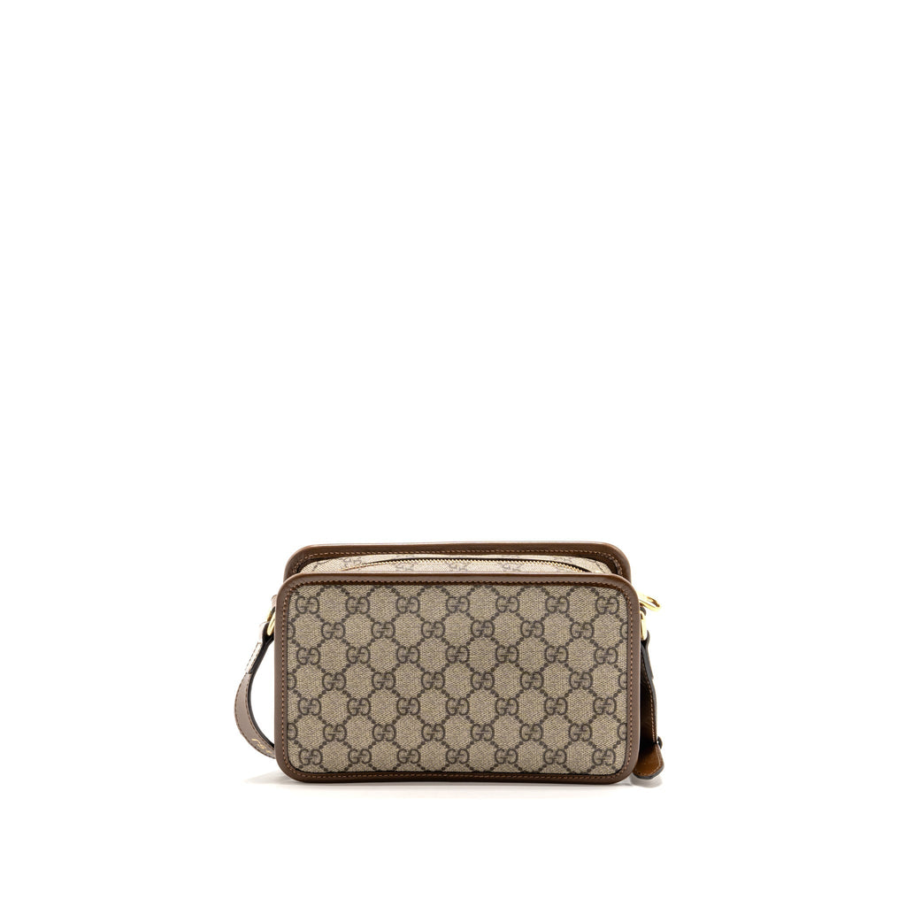 Gucci Interlocking G Mini Bag GG Supreme Canvas Brown GHW