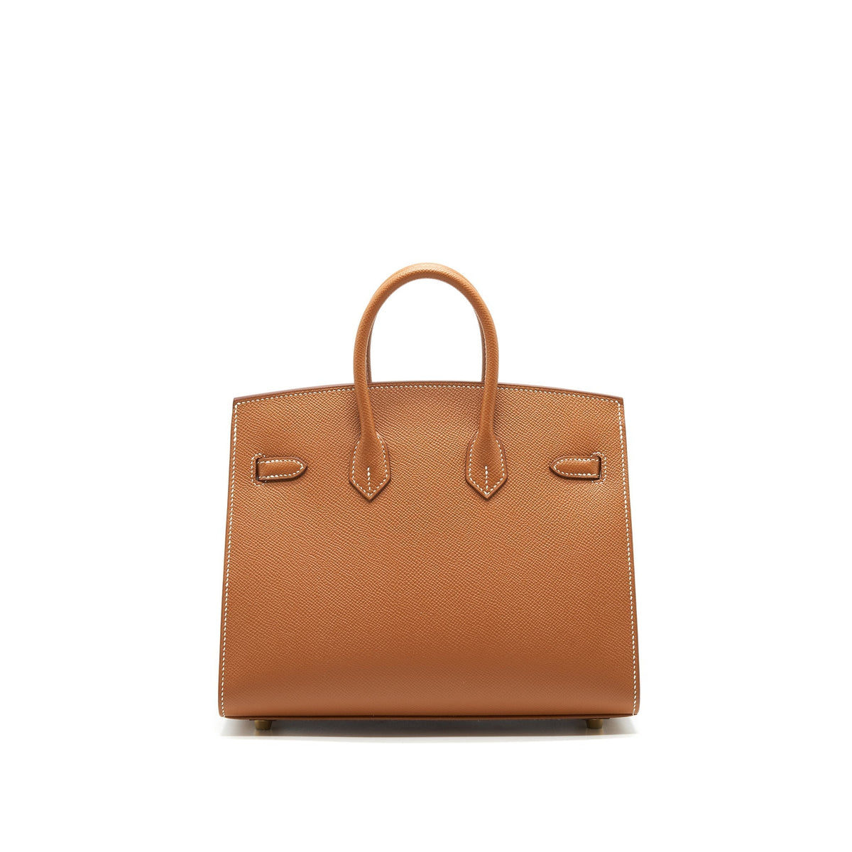 HERMES BIRKIN 25 SELLIER GOLD WITH GHW EPSOM LEATHER