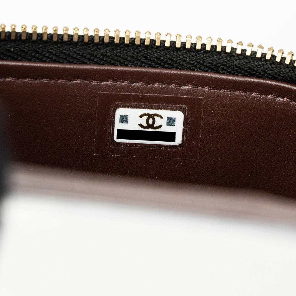 CHANEL MINI VANITY WITH CHAIN CAVIAR BLACK LGHW (MICROCHIP)