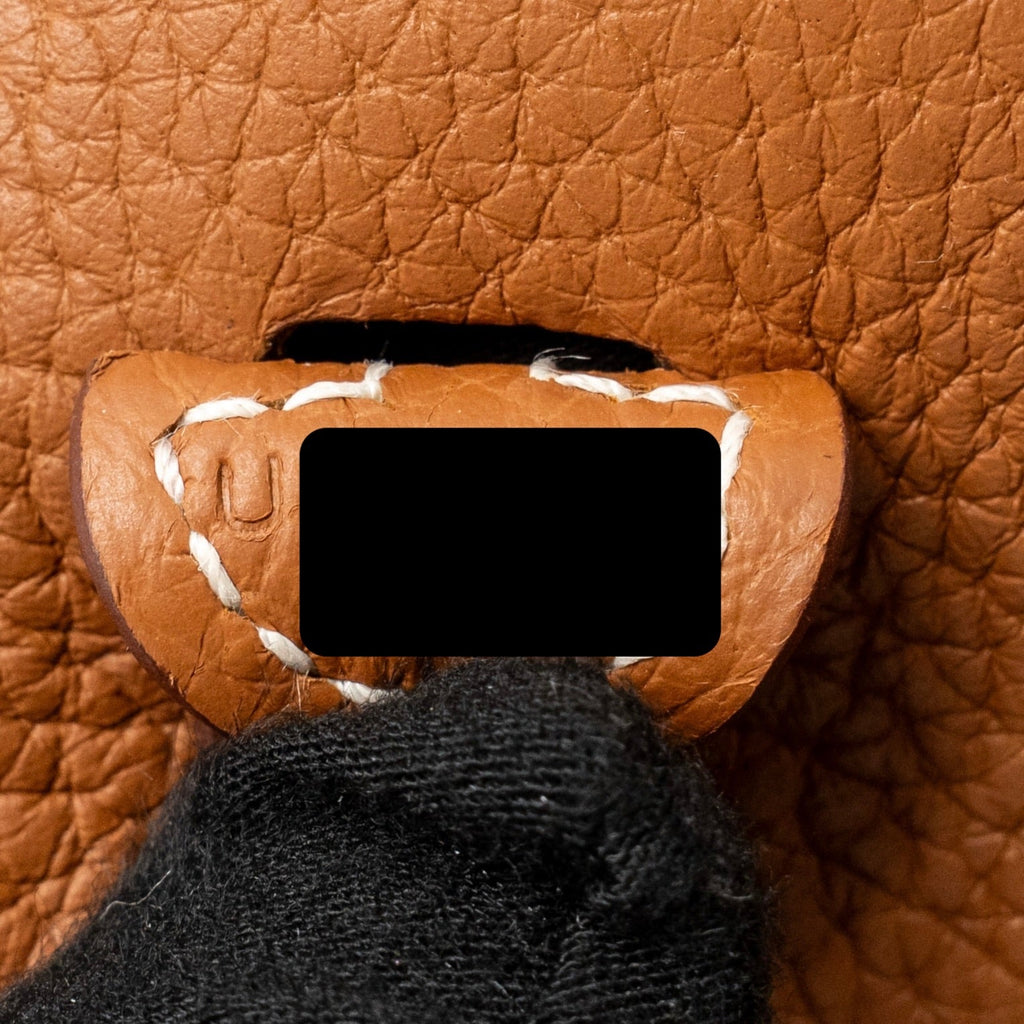 HERMES Mini Evelyn Clemence Gold GHW