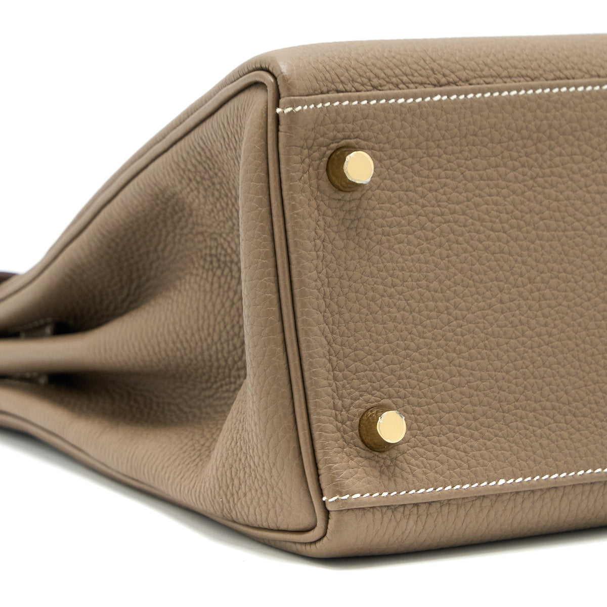Hermes Kelly 28 Togo Etoupe GHW
