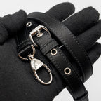 DIOR MINI LADY DIOR SATIN CRYSTAL BLACK SHW