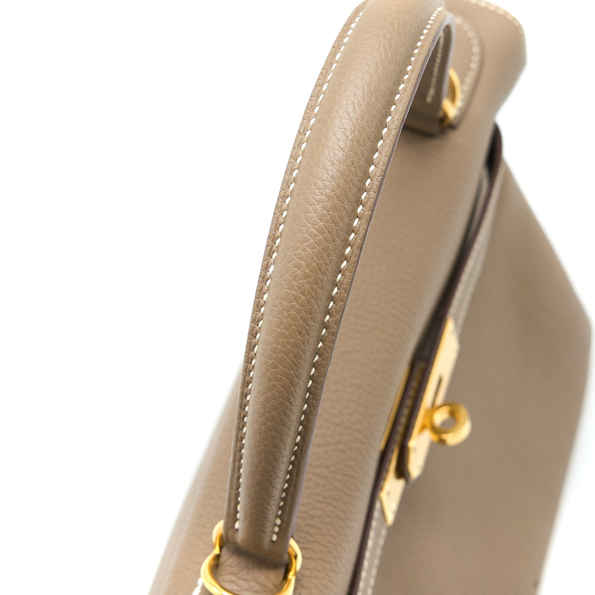 Hermes Kelly 28 Togo Etoupe GHW