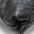 CHANEL MEDIUM 22 BAG CALFSKIN BLACK SHW (MICROCHIP)