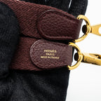 HERMES MINI EVELYN CLEMENCE ROUGE SELLIERE GHW