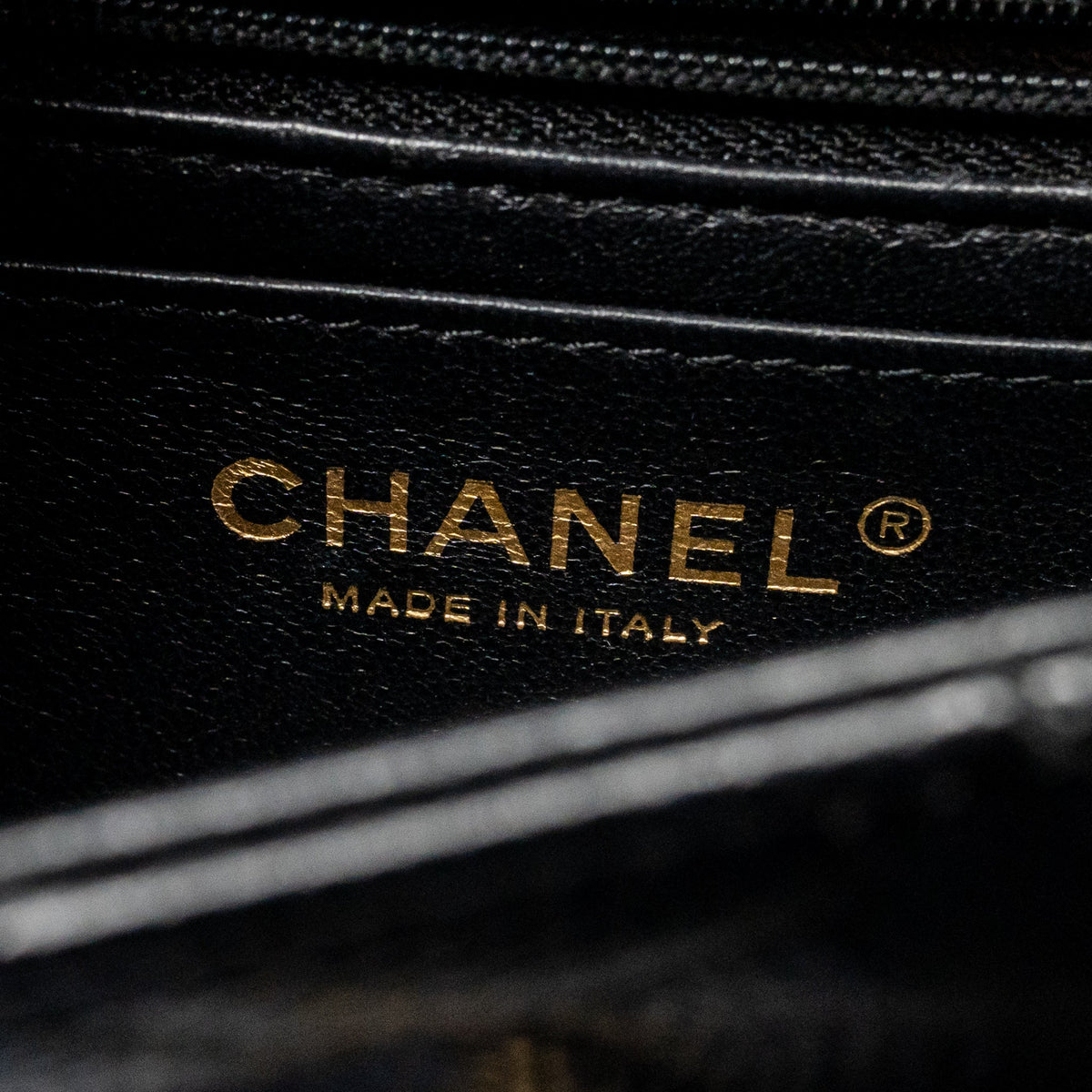 CHANEL MINI RECTANGULAR FLAP BAG CAVIAR BLACK GHW