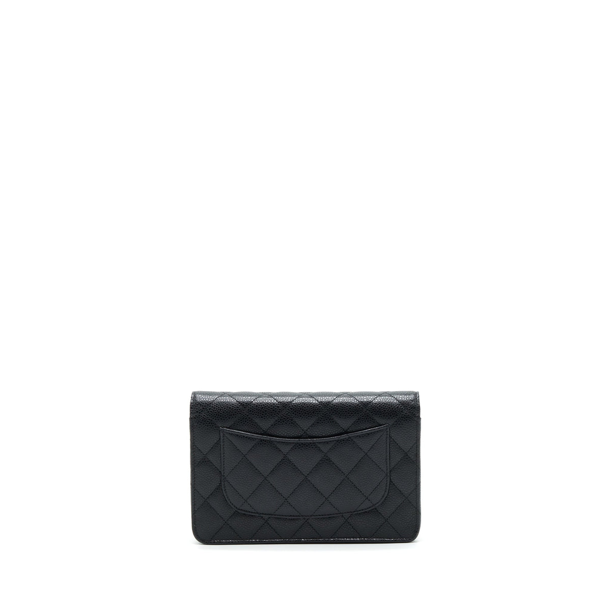 CHANEL CLASSIC WALLET ON CHAIN CAVIAR BLACK GHW