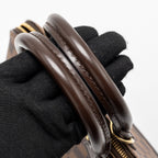 LOUIS VUITTON ALMA BB DAMIER EBENE CANVAS GHW