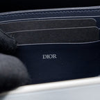 DIOR X RIMOWA CLUTCH TRUNK BAG ALUMINIUM / CALFSKIN SILVER / BLACK SHW