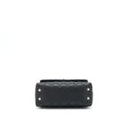 CHANEL SMALL COCO HANDLE CAVIAR BLACK LGHW (MICROCHIP)