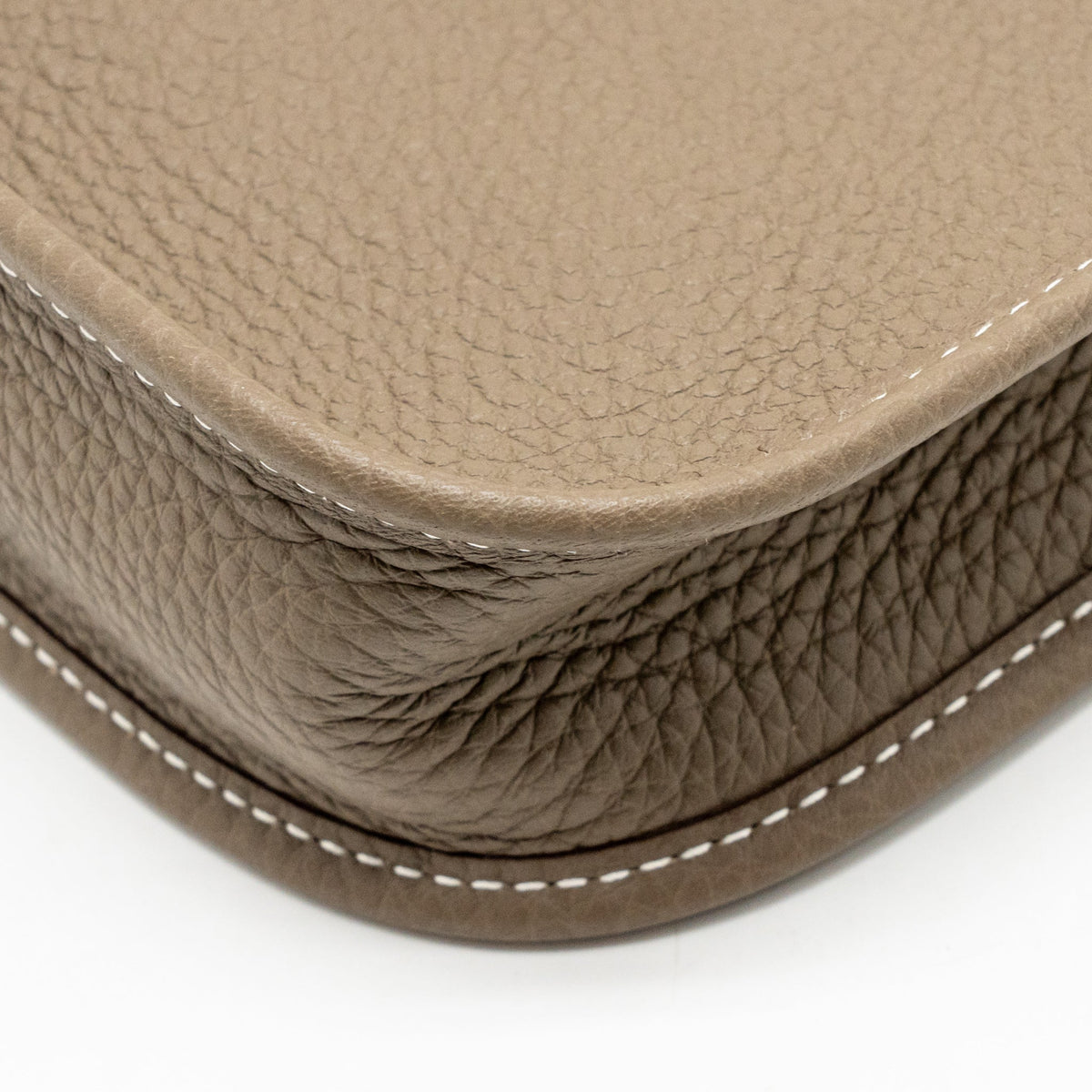 Hermes Mini Evelyne Clemence Etoupe GHW