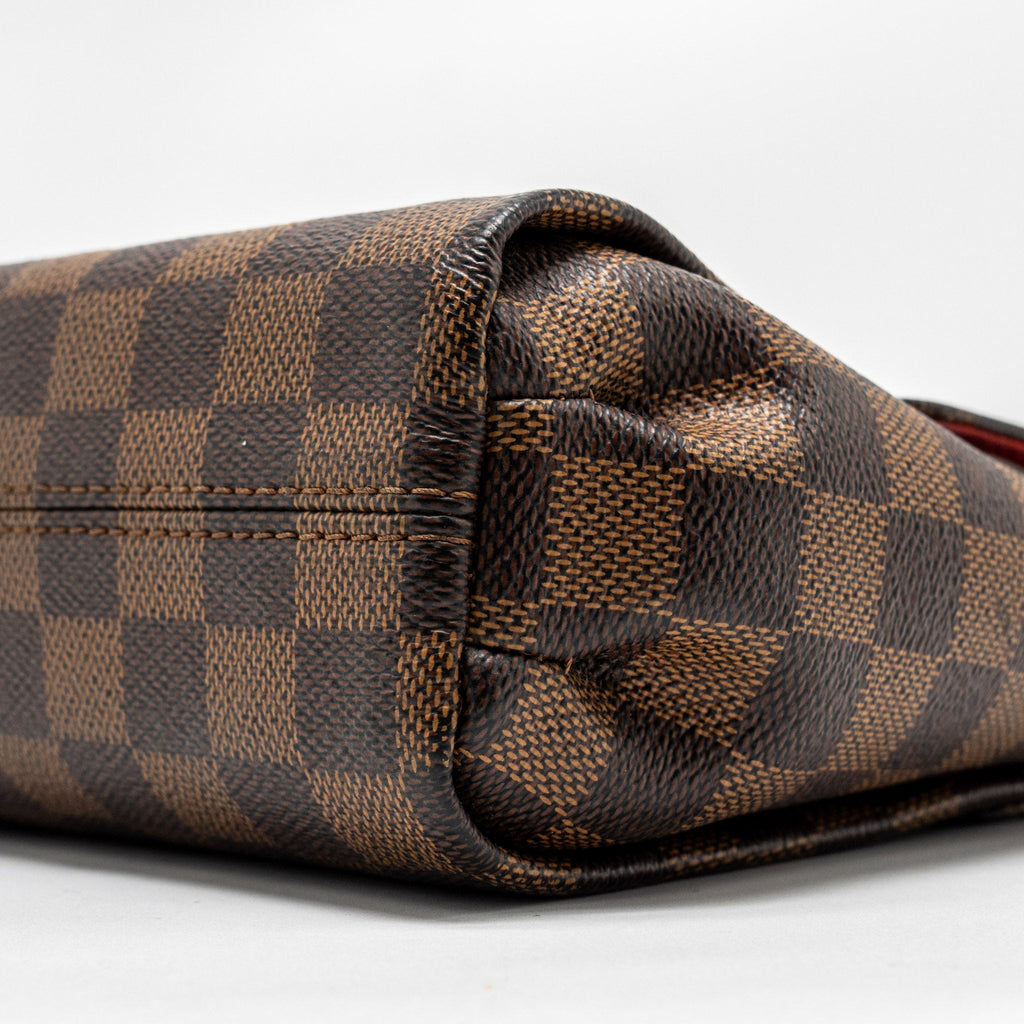 LOUIS VUITTON CROISETTE DAMIER EBENE GHW