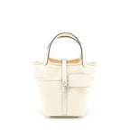 HERMES PICOTIN CARGO 18 LOCK BAG CANVAS/SWIFT ECRU/NATA SHW