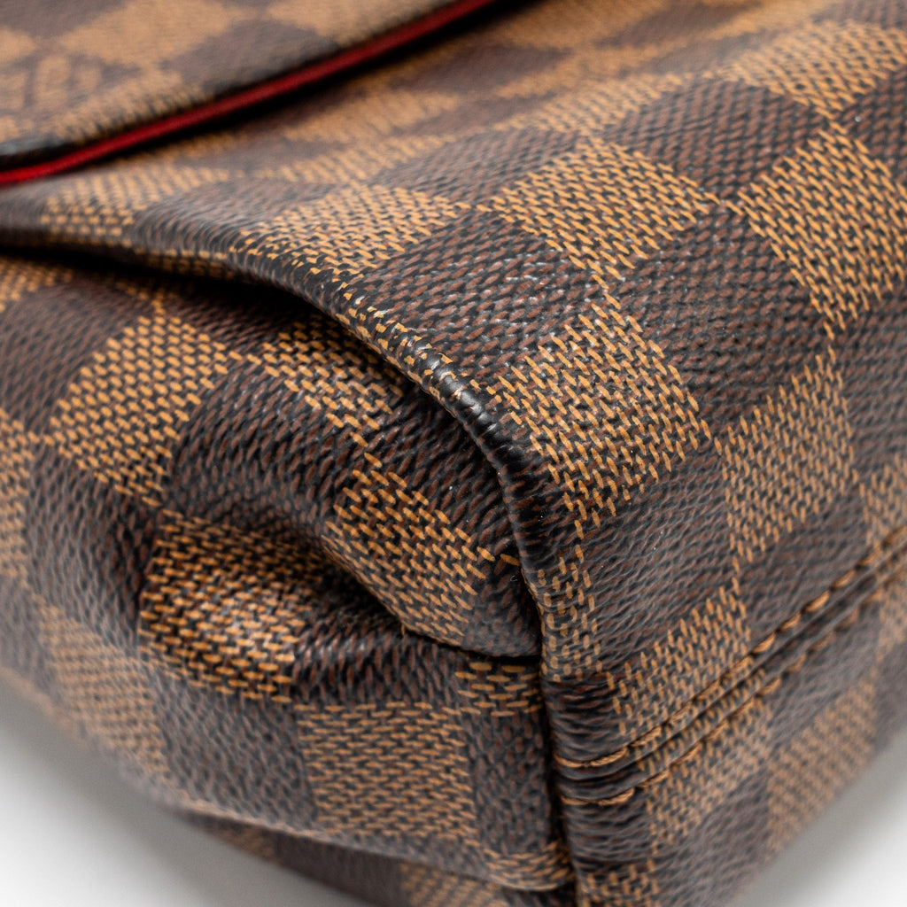 LOUIS VUITTON CROISETTE DAMIER EBENE GHW
