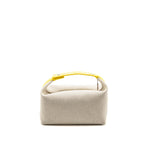 Hermes Bride-a-Brac Case, Large Model Canvas Jaune Citron SHW
