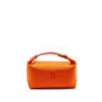 Hermes Bride-a-Brac Case, Large Model Canvas Orange Feu SHW