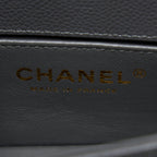 CHANEL MINI BOY BAG CAVIAR GREY BRUSHED GHW (MICROCHIP)