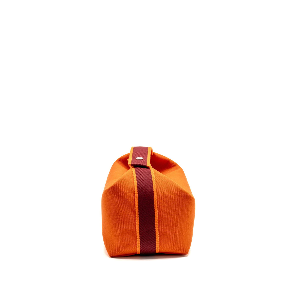Hermes Bride-a-Brac Case, Large Model Canvas Orange Feu SHW