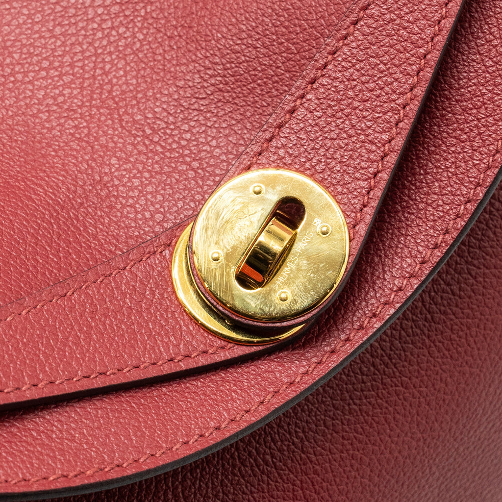 Hermes Lindy 26 Evercolor Rouge Grenat GHW