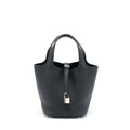 Hermes Picotin 18 Lock Bag Black SHW