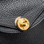 Hermes mini lindy clemence black GHW
