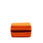 Hermes Bride-a-Brac Case, Large Model Canvas Orange Feu SHW