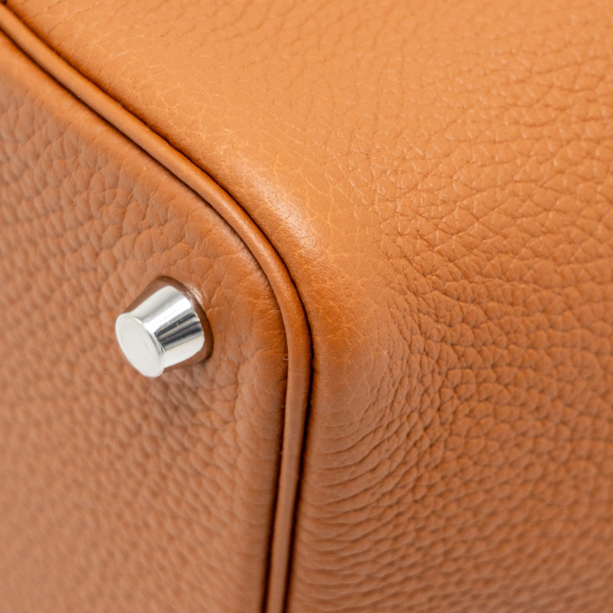 Hermes Picotin 18 Lock Bag Clemence Gold SHW