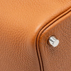 Hermes Picotin 18 Lock Bag Clemence Gold SHW