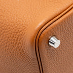 Hermes Picotin 18 Lock Bag Clemence Gold SHW