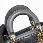 Dior Small My ABCDior lambskin dark grey LGHW