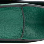GUCCI DIONYSUS GG CALFSKIN GREEN RUTHENIUM HARDWARE