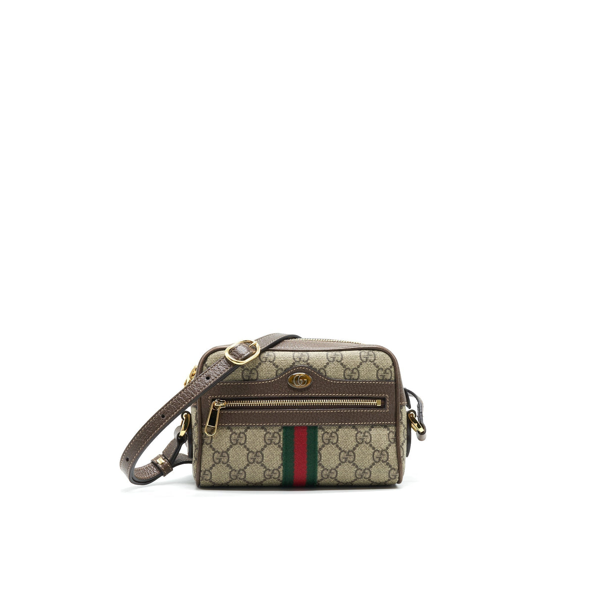 GUCCI OPHIDIA GG SUPREME MINI SHOULDER BAG