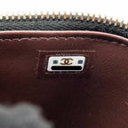 CHANEL MINI VANITY CASE WITH CHAIN CAVIAR BLACK LGHW(MICROCHIP)