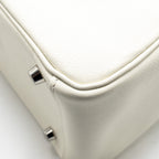 HERMES LINDY26 EVERCOLOR BLANC SHW