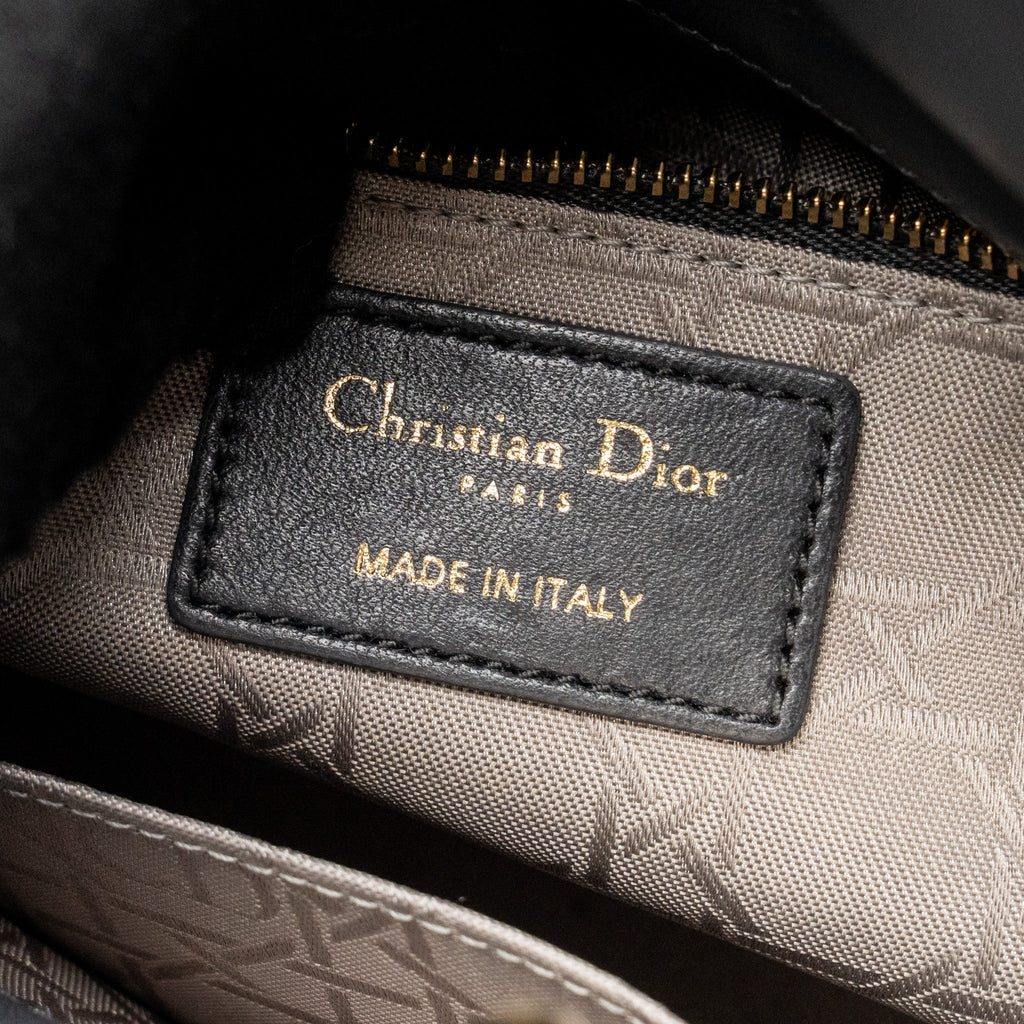 Dior Small My ABCDior lambskin dark grey LGHW