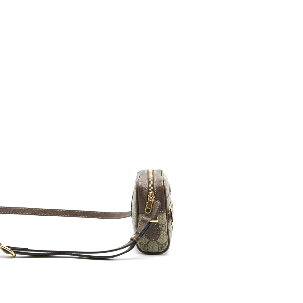GUCCI OPHIDIA GG SUPREME MINI SHOULDER BAG