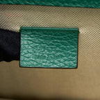 GUCCI DIONYSUS GG CALFSKIN GREEN RUTHENIUM HARDWARE